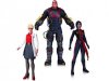 Batman Arkham 3 Pack Lady Shiva Dr. Harleen Quinzel Electrocutioner 