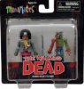 The Walking Dead Minimates Michonne & One-Eyed Zombie Diamond Select