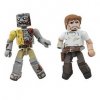 SDCC Exclusive Walking Dead Minimates Rick and Zombie 2-Pack 