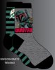 Star Wars Mens Crew 2 Pack Boba Fett Mandalorian Wanted Socks 