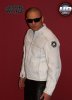 Star Wars White Imperial Leather Motorcycle Jacket Universal Designs