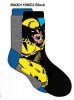 Marvel Mens Crew 2 Pack Socks Wolverine MAX0119MC2 Black