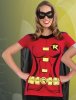 Womens Robin Shirt , Eye Mask and Cape by Rubies 