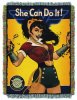 Dc Bombshell Wonder Woman Woven Tapestry Blanket PX