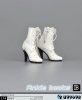 ZY Toys 1:6 Figure Accessories Ankle Boots White ZY-16-28B