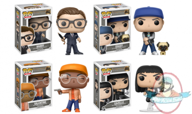 Pop! Movies: Kingsman- Set of 4 Figure Funko