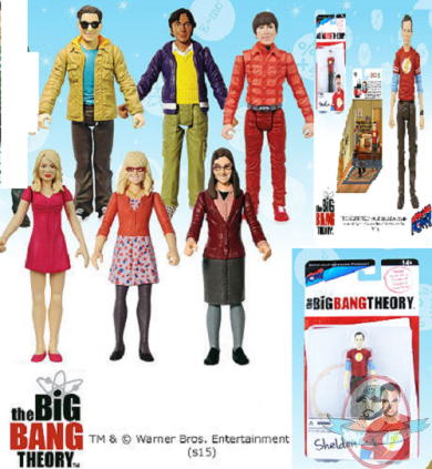 The Big Bang Theory 3 3/4-Inch Action Figures Series 1 Set of 7 The Big Bang Theory 3 3/4-Inch Action Figures Series 1 Set of 7