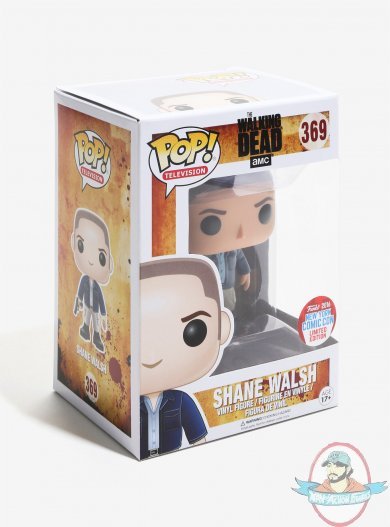 Pop! Television Walking Dead Shane Walsh #369 Exclusive Figure Funko