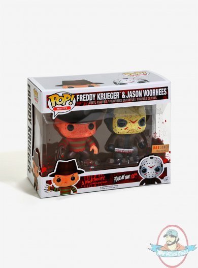 Pop! Movies Freddy Krueger & Jason Voorhees Set Exclusive by Funko 