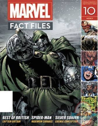 Marvel Fact Files # 10 Doctor Doom Cover Eaglemoss Marvel Fact Files # 10 Doctor Doom Cover Eaglemoss