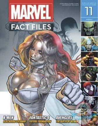 Marvel Fact Files # 11 Emma Frost Cover Eaglemoss Marvel Fact Files # 11 Emma Frost Cover Eaglemoss