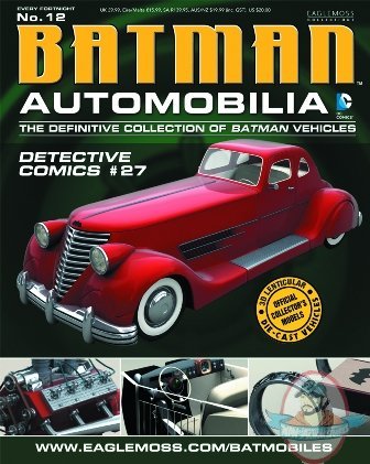 Dc Batman Automobilia Figurine Batmobile #12 Detective #27 Eaglemoss