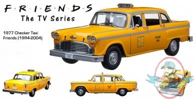 1:18 Friends TV Series Phoebe Buffay's 1977 Checker Taxi Cab 