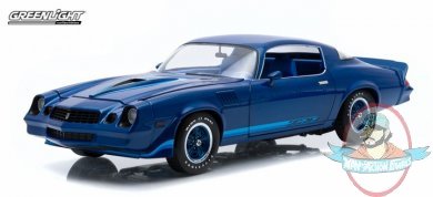 1:18 1979 Chevy Camaro Z/28 Dark Blue Metallic with Blue Stripes 12904