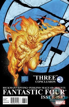Fantastic Four #587 Second 2nd print printing variant Death Issue