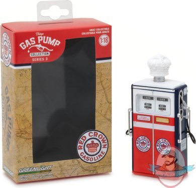 1:18 Vintage Gas Pumps Series 3 1954 Tokheim 350 Twin Gas Greenlight