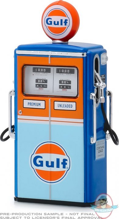1:18 Vintage Gas Pumps Series 7 1954 Tokheim 350 Twin Gas Greenlight