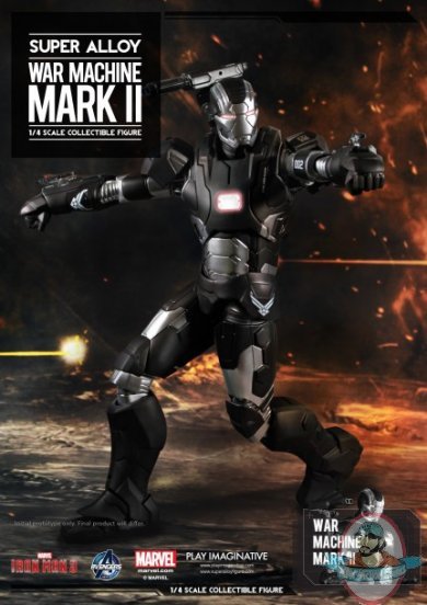 Super Alloy 1/4 Scale Iron Man War Machine Mark 2 by Play Imaginative Super Alloy 1/4 Scale Iron Man War Machine Mark 2 by Play Imaginative