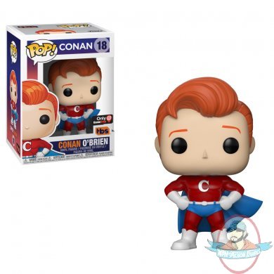 SDCC 2018 Pop! Conan:Conan O'Brien Super Suit #18 Vinyl Figure Funko