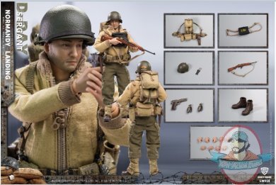 CrazyFigure 1/12 WWII U.S. Rangers On D-Day Sergeant CF- LW016