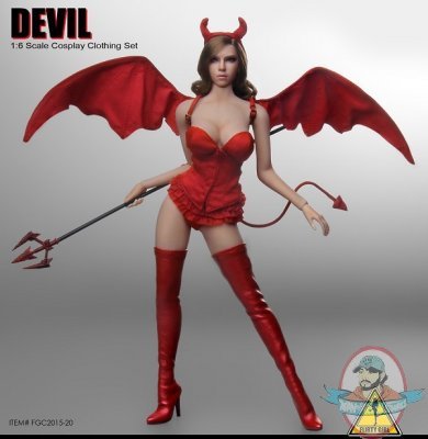 Flirty Girl’s Secret 1:6 Devil Clothing Set Cosplay FGC-2015-20