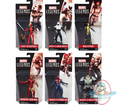 Marvel 3-3/4 inch Legends Action Figures Case of 8 by Hasbro Marvel 3-3/4 inch Legends Action Figures Case of 8 by Hasbro