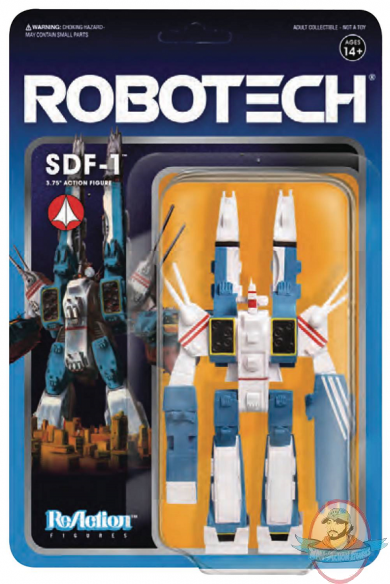 Robotech 3.75 inch ReAction Series 1 SDF-1 Figure Super 7 
