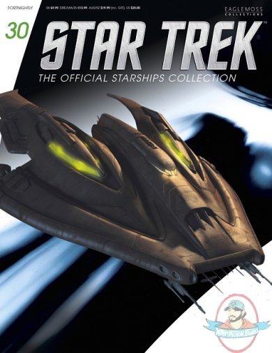 Star Trek Starships Magazine #30 Nausicaan Fighter Eaglemoss 