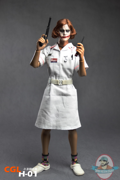 1/6 Scale Batman Joker Nurse Action Figure Custom