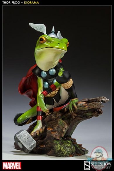 Marvel Thor Frog Diorama Sideshow Collectibles Marvel Thor Frog Diorama Sideshow Collectibles
