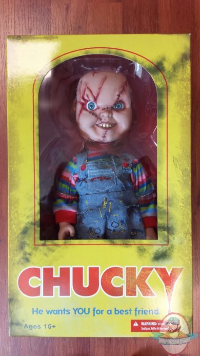 Child's Play Chucky 15 Inch Mega Scale Action Figure by Mezco Child's Play Chucky 15 Inch Mega Scale Action Figure by Mezco