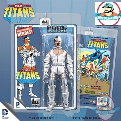 The New Teen Titans Retro 8" Series 1 Cyborg Figures Toy Company