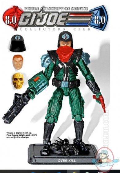 G.i. Joe FSS 8.0 Cobra B.A.T. Leader Over Kill Figure by Hasbro G.i. Joe FSS 8.0 Cobra B.A.T. Leader Over Kill Figure by Hasbro