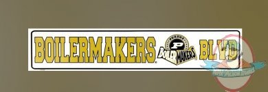 Purdue Boilermakers Street Sign by Signs4Fun