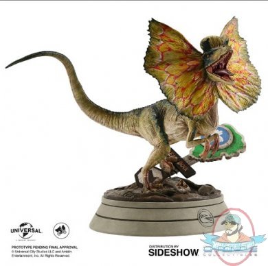 Jurassic Park 1:4 scale Dilophosaurus Statue Chronicle Collectibles