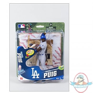 MLB Series 32 Yasiel Puig Silver Collector Level Figure McFarlane