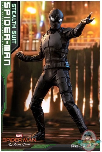 1/6 Spider-Man FFH Spider-Man Stealth Suit MMS 540 Hot Toys 904857 1/6 Spider-Man FFH Spider-Man Stealth Suit MMS 540 Hot Toys 904857