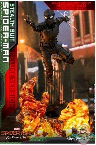 1/6 Spider-Man Far From Home Spider-Man Stealth Suit Hot Toys 904858 1/6 Spider-Man Far From Home Spider-Man Stealth Suit Hot Toys 904858