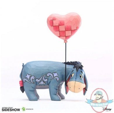 Disney Eeyore with a Heart Balloon Figurine Enesco
