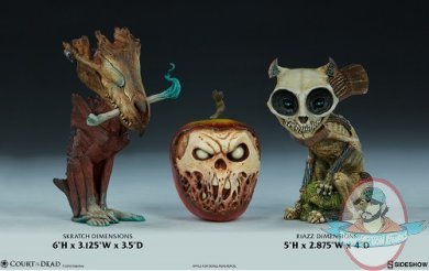 Court of the Dead Skratch & Riazz Statue Sideshow Collectibles 700142 Court of the Dead Skratch & Riazz Statue Sideshow Collectibles 700142
