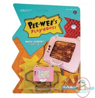 Pee Wees Playhouse Magic Screen ReAction Figure Super 7