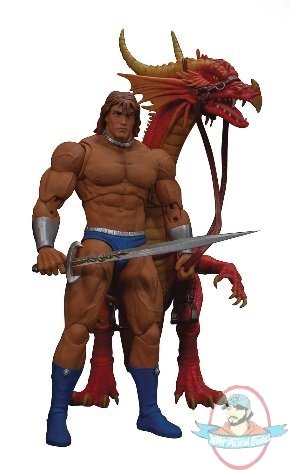 1/12 Golden Axe Ax Battler & Red Dragon Figure Storm Collectibles 
