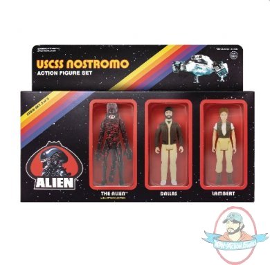 Alien Reaction Action Figures 3 Pack C Super 7