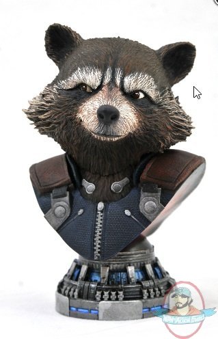 1/2 Scale Legends in 3D Avengers3 Rocket Raccoon Bust Diamond Select