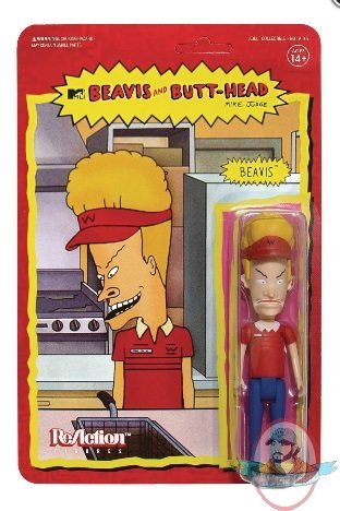 Beavis & Butthead Burger World Beavis ReAction Figure Super 7