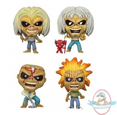 Pop! Rocks Iron Maiden Set of 4 Vinyl Figures Funko Pop! Rocks Iron Maiden Set of 4 Vinyl Figures Funko