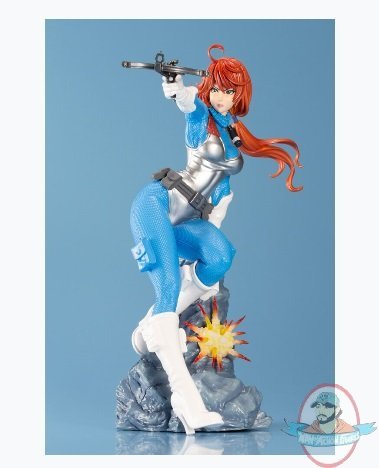 G.I. Joe Scarlett Sky Blue Color Bishoujo Statue Kotobukiya