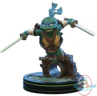 TMNT Leonardo Q-Fig Diorama Figure Quantum Mechanix TMNT Leonardo Q-Fig Diorama Figure Quantum Mechanix