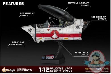 Robotech Valkyrie VF-1J Cockpit Statue Kids Logic 906126