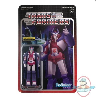Transformers Alpha Trion ReAction Figure Super 7